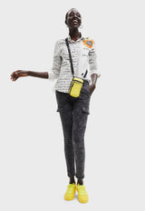 Blusa Desigual Textos Blanco - Calce Regular