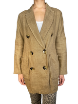 Chaqueta Lino Oversize