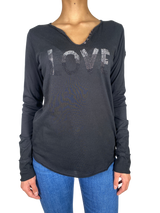 Polera Negra Love
