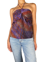 Blusa Multicolor Diseño Metálico