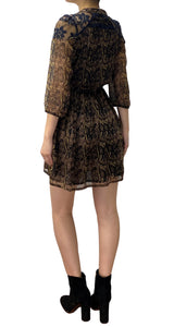 Vestido Fascia Snake