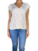 Blusa Blanca Broderie