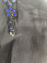 Blusa Negra Aplicaciones