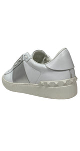 Zapatillas Open Con Banda Metalizada