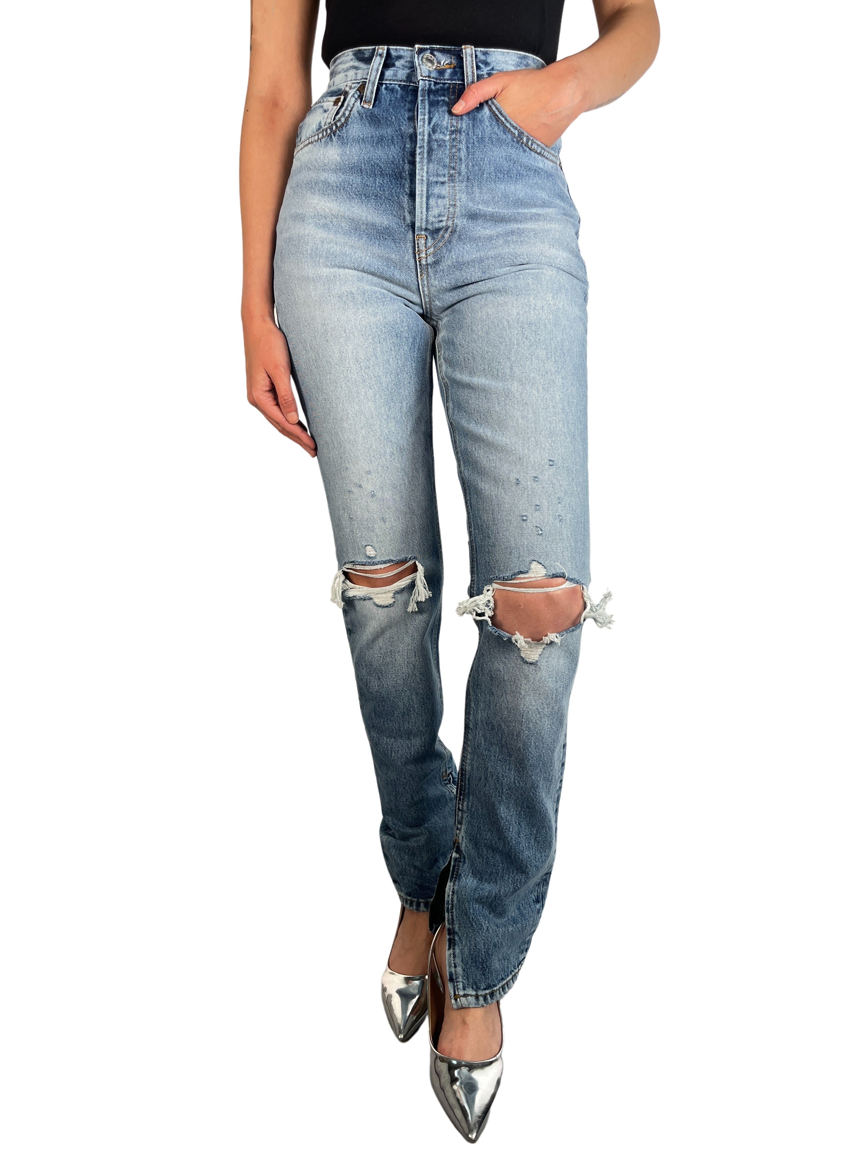 Jeans Super High Drain Pipe RE/DONE Market People