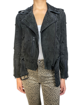 Chaqueta Cuero Gamuza