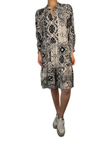 Vestido Mini Estampado B&W