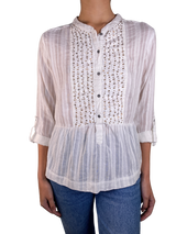 Blusa Broderie Lentejuelas