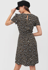 Vestido Apricot Khaki - Calce Regular