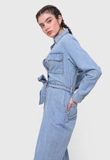 Enterito Cotton On Boiler Suit Azul - Calce Holgado