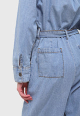 Enterito Cotton On Boiler Suit Azul - Calce Holgado