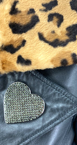 Chaqueta Cuero Animal Print