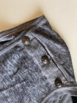 Polera Gris Estampada