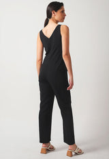 Enterito Ash Liso Negro - Calce Regular