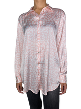 Blusa Rosada Animal Print