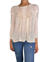 Blusa Blanca Broderie