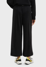 Pantalón Desigual Culotte Negro - Calce Holgado