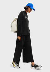 Pantalón Desigual Culotte Negro - Calce Holgado