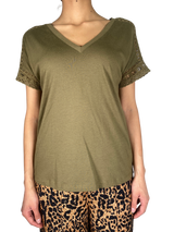 Polera Bordado Verde