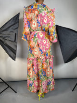 Vestido Floreado Anis por Falabella PLUS SIZE