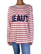 Polera Rayas "BEAUTÉ"