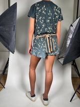 Enterito Cuello Profundo Floreado