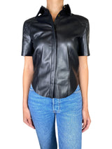 Blusa de Cuero Vegano