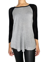 Sweater Gris / Negro