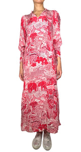 Vestido Rosado Estampado