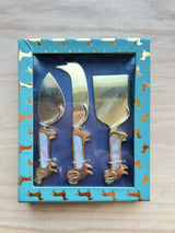 Set 3 Cuchillos Para Queso