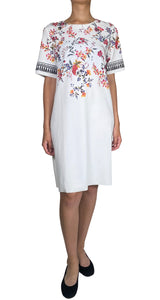 Vestido Blanco Flores