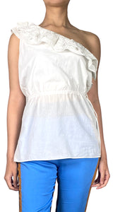 Blusa Asimetrica Blanca