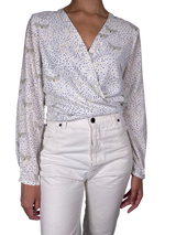 Blusa Wrap Lunares