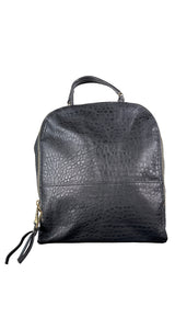 Mochila Negra Cuero Vegano