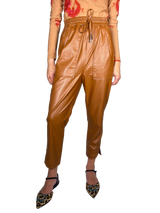 Pantalón Unicolor Cuero
