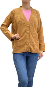 Sweater Café Tejido