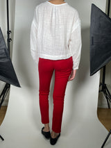 Blusa Blanca Muselina