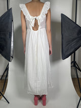 Vestido Blanco Bordado