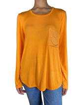 Polera Naranja Tachas