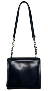 Bolso Cuero Negro