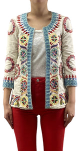 Chaqueta Bordada Multicolor