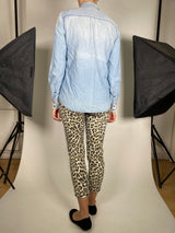 Blusa Denim Brillantes