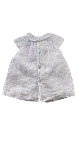 Set Vestido y Cubre Pañal de Lino