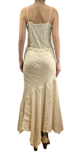 Vestido Lino Beige
