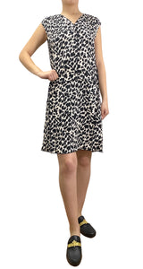 Vestido Estampado Negro