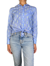 Blusa Celeste Estampada