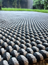 Alfombra Tejida Black and White