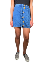 Falda Denim Botones