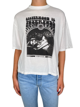 Polera Blanca Estampada