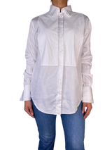 Blusa Alforzas Blanca